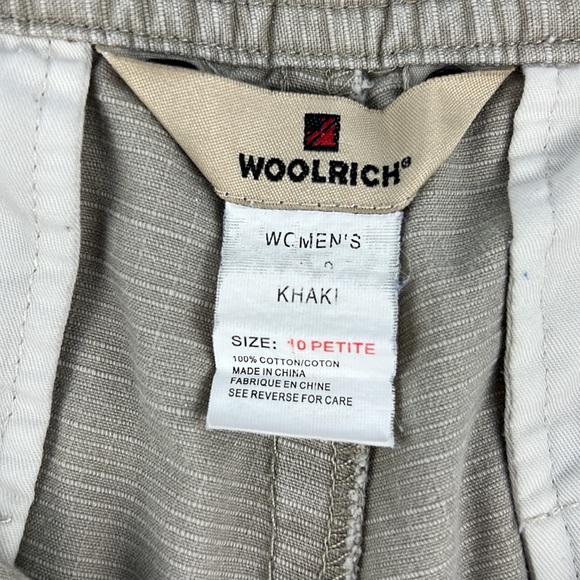 Woolrich Capris Khaki Crop Pants Sz:10P - Picture 6 of 9